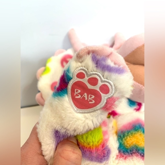 Build A Bear Triceratops Dinosaur Plush Peace Sign BAB Stuffed Animal w/ SOUND - Picture 3 of 3